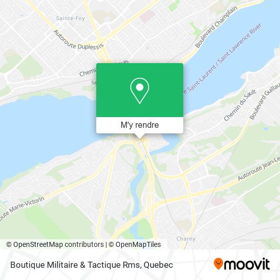 Boutique Militaire & Tactique Rms plan