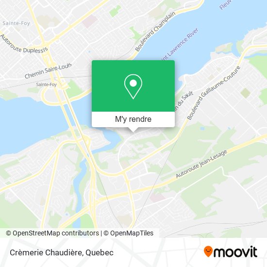 Crèmerie Chaudière plan