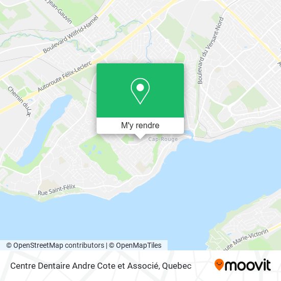 Centre Dentaire Andre Cote et Associé plan