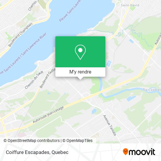 Coiffure Escapades plan