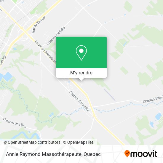 Annie Raymond Massothérapeute plan