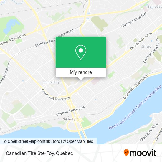 Canadian Tire Ste-Foy plan