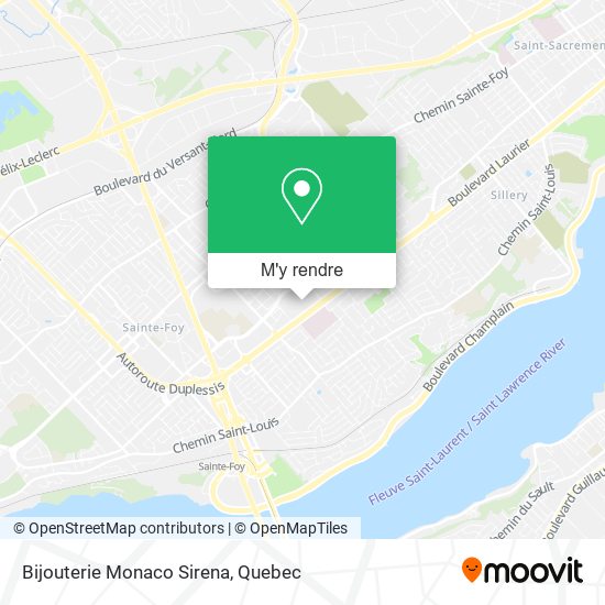 Bijouterie Monaco Sirena plan
