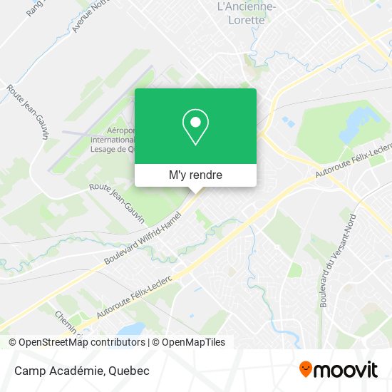 Camp Académie plan