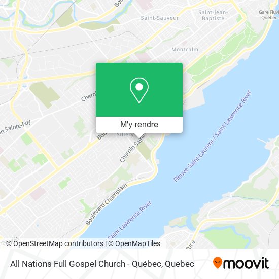 All Nations Full Gospel Church - Québec plan