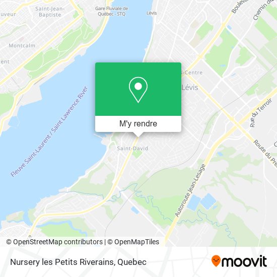 Nursery les Petits Riverains plan