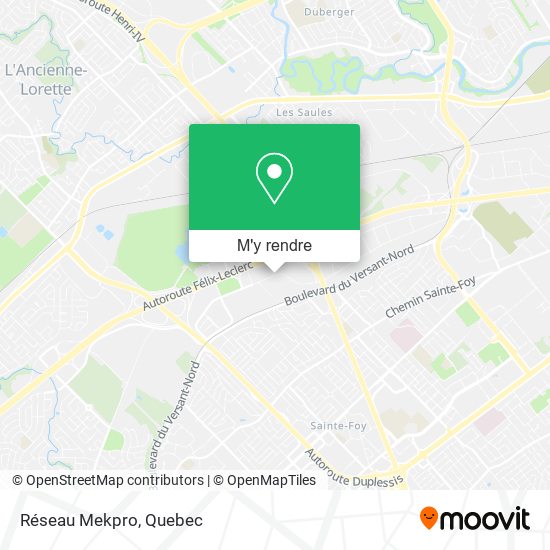 Réseau Mekpro plan
