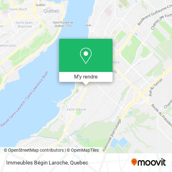 Immeubles Bégin Laroche plan