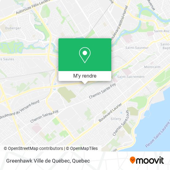 Greenhawk Ville de Québec plan