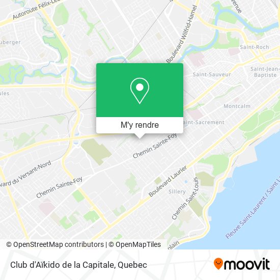 Club d'Aïkido de la Capitale plan