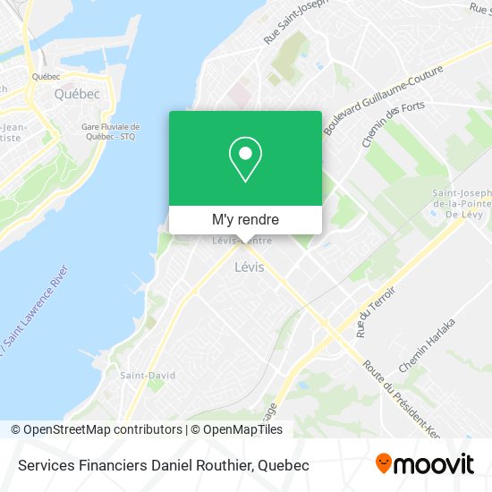 Services Financiers Daniel Routhier plan