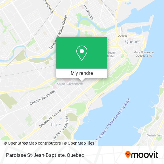 Paroisse St-Jean-Baptiste plan