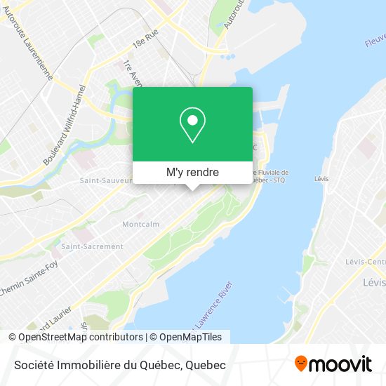 Société Immobilière du Québec plan