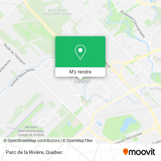 Parc de la Rivière plan