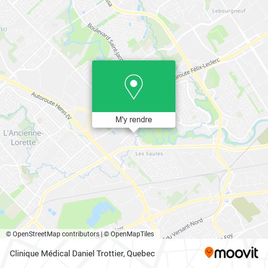 Clinique Médical Daniel Trottier plan