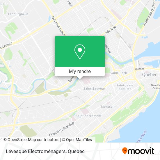 Lévesque Electroménagers plan