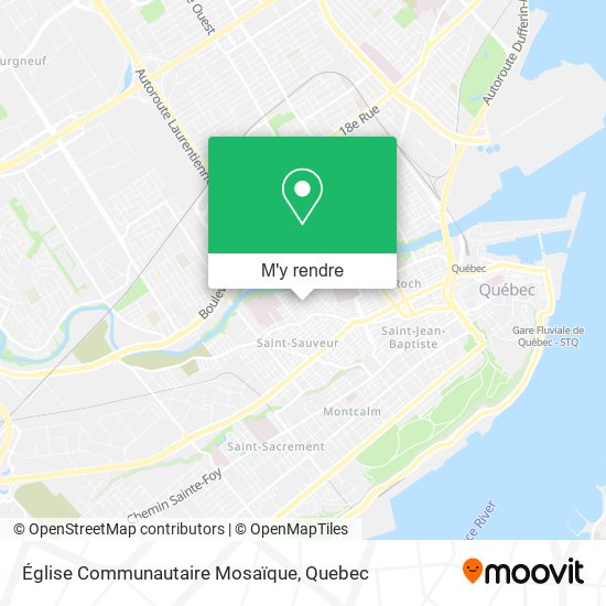 Église Communautaire Mosaïque plan