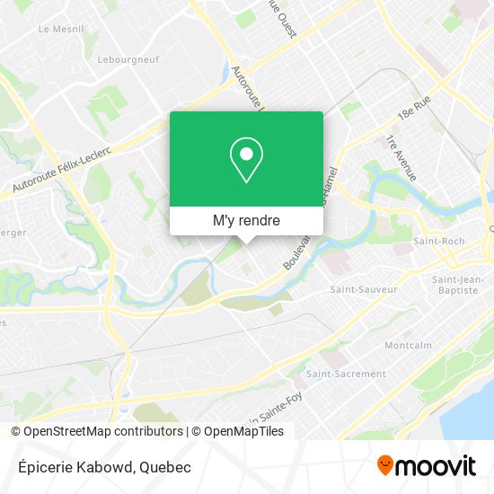Épicerie Kabowd plan