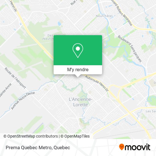 Prema Quebec Metro plan