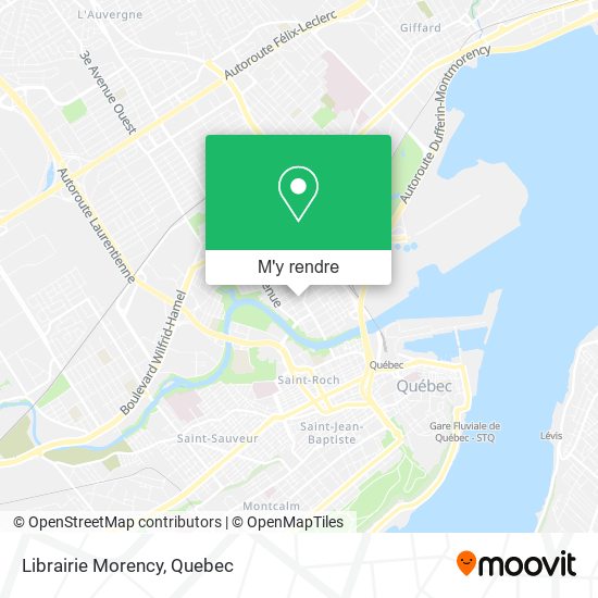 Librairie Morency plan