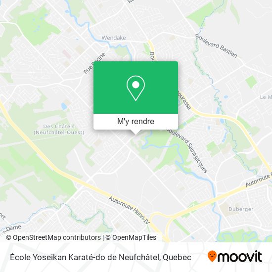 École Yoseikan Karaté-do de Neufchâtel plan