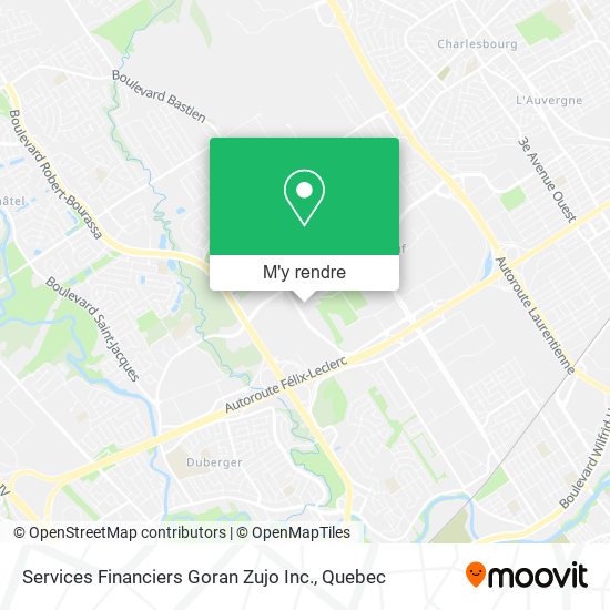 Services Financiers Goran Zujo Inc. plan