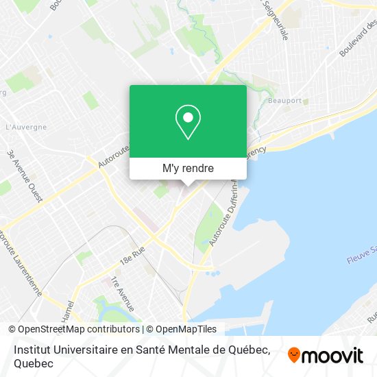 Institut Universitaire en Santé Mentale de Québec plan