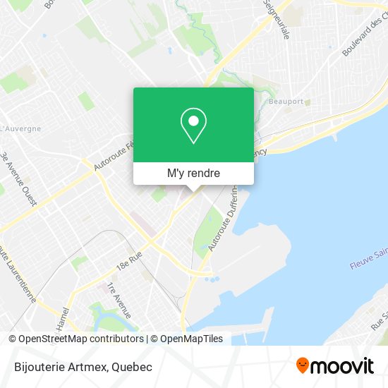 Bijouterie Artmex plan