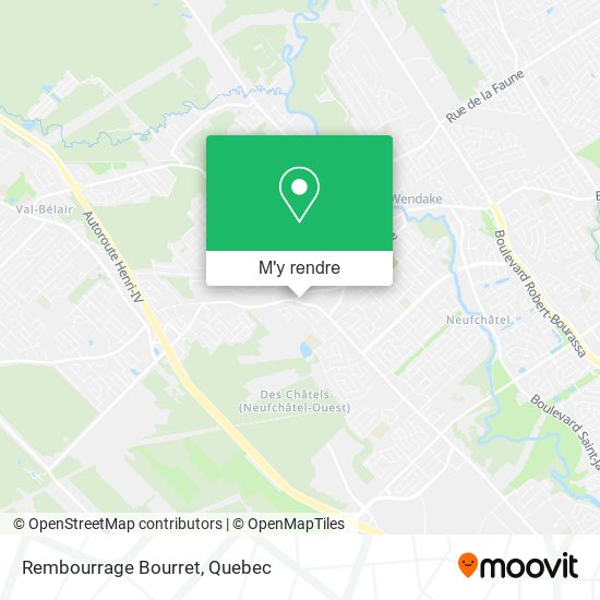 Rembourrage Bourret plan