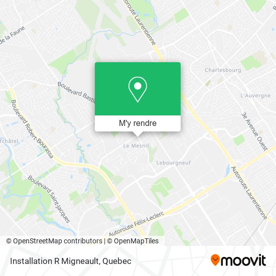 Installation R Migneault plan