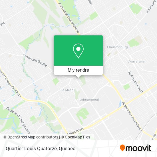 Quartier Louis Quatorze plan