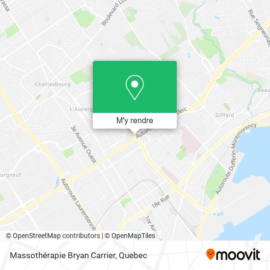 Massothérapie Bryan Carrier plan