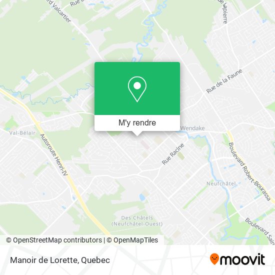 Manoir de Lorette plan