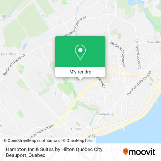 Hampton Inn & Suites by Hilton Québec City Beauport plan