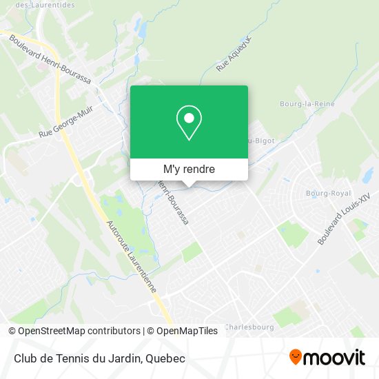 Club de Tennis du Jardin plan