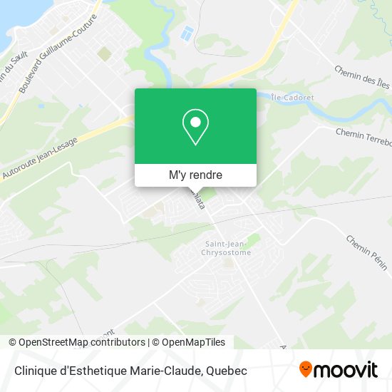 Clinique d'Esthetique Marie-Claude plan