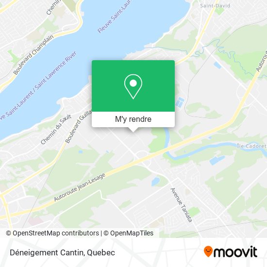 Déneigement Cantin plan