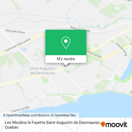 Les Moulins la Fayette Saint-Augustin de Desmaures plan