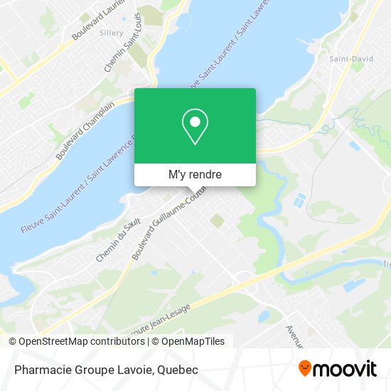 Pharmacie Groupe Lavoie plan