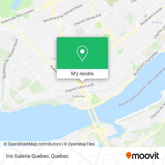 Iris Galerie Quebec plan