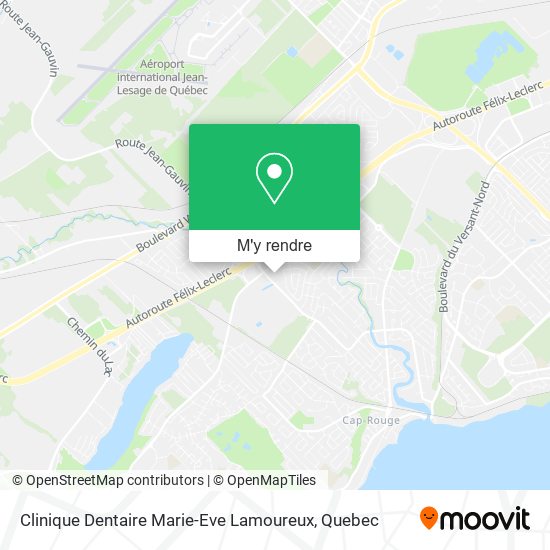 Clinique Dentaire Marie-Eve Lamoureux plan