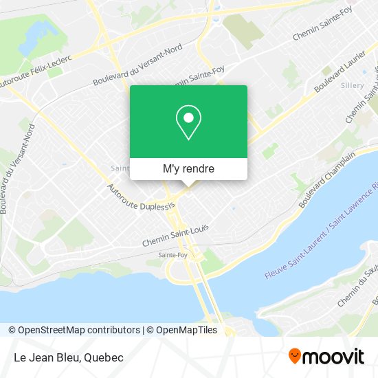 Le Jean Bleu plan