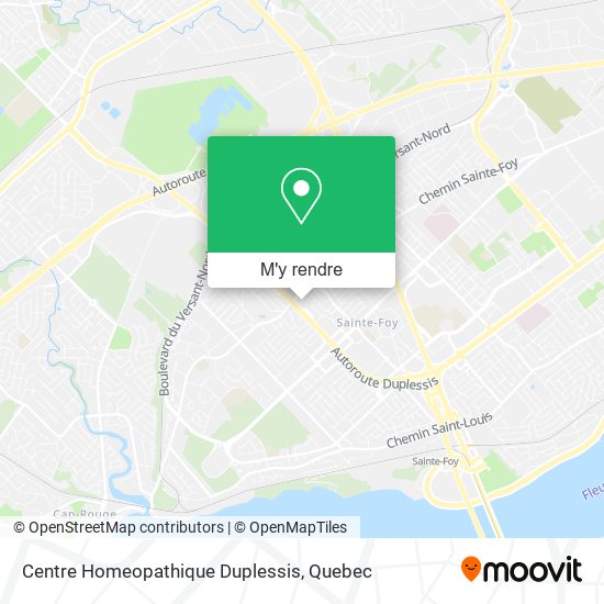 Centre Homeopathique Duplessis plan