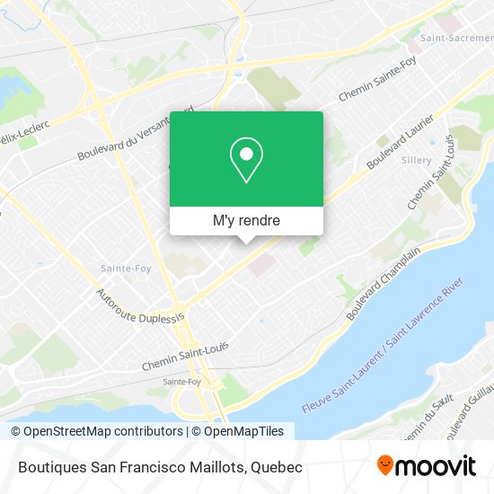 Boutiques San Francisco Maillots plan