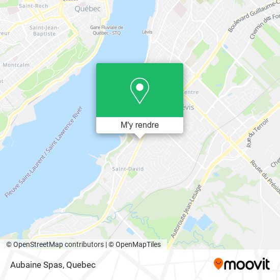 Aubaine Spas plan
