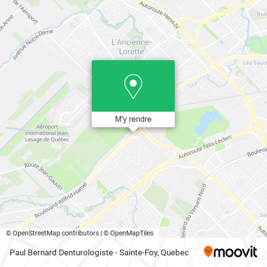 Paul Bernard Denturologiste - Sainte-Foy plan