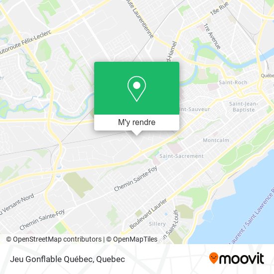 Jeu Gonflable Québec plan