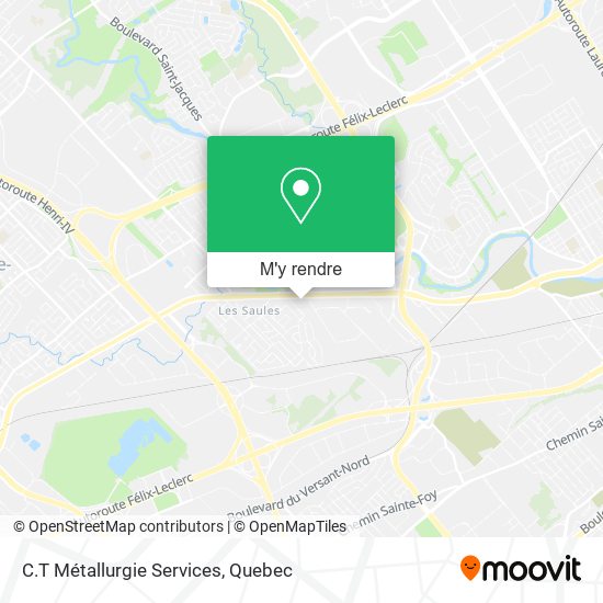 C.T Métallurgie Services plan