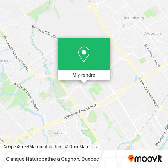Clinique Naturopathie a Gagnon plan
