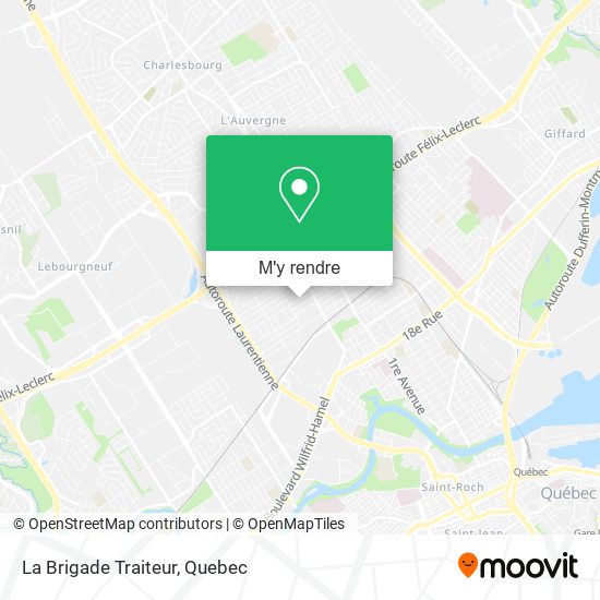 La Brigade Traiteur plan